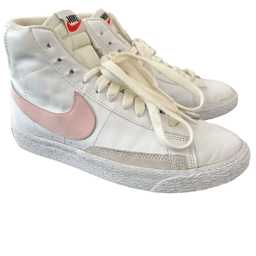 Nike Blazer Mid Pink Foam CZ7531-101Youth/Women’s Shoes 5.5/7 - Picture 4 of 13